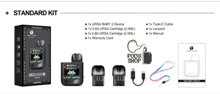 پاد ماد اورسا بی بی 2 لاست ویپ LOST VAPE URSA BABY 2