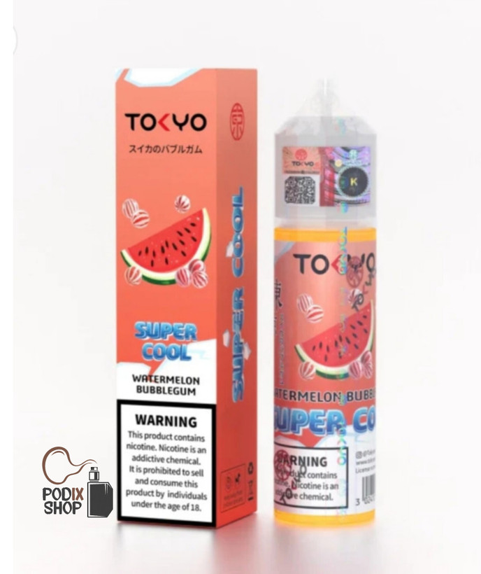 جویس توکیو آدامس هندوانه یخ (60میل) TOKYO SUPER COOL WATERMELON BUBBLEGUM