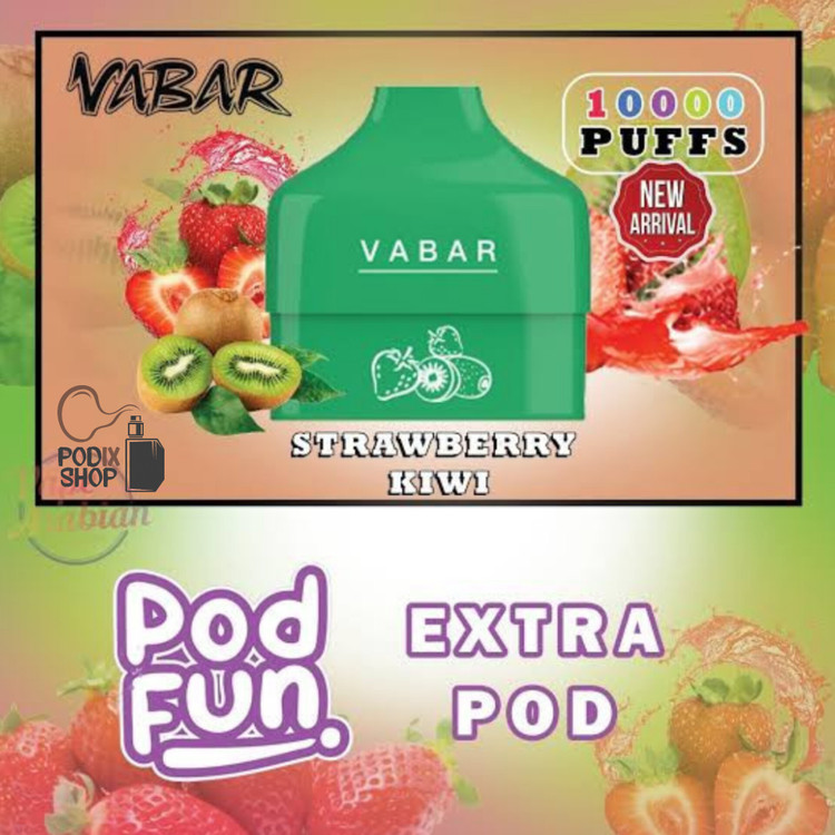 کارتریج پاد یکبار مصرف پاد فان وابار (۱۰طعم) CARTRIDGE VABAR PODFUN