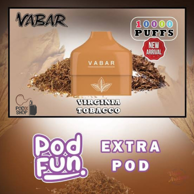 کارتریج پاد یکبار مصرف پاد فان وابار (۱۰طعم) CARTRIDGE VABAR PODFUN