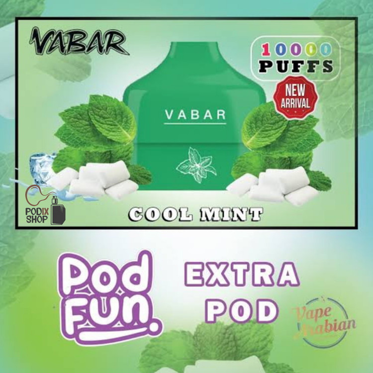 کارتریج پاد یکبار مصرف پاد فان وابار (۱۰طعم) CARTRIDGE VABAR PODFUN
