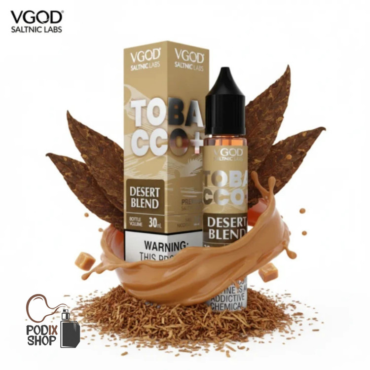 سالت ویگاد تنباکو خشک ادویه (30میل) VGOD TOBACCO PLUS DESERT BLEND