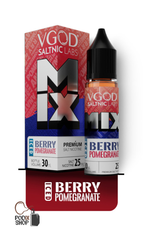 سالت ویگاد توت انار یخ (30میل) VGOD MIX ICED BERRY POMEGRANATE