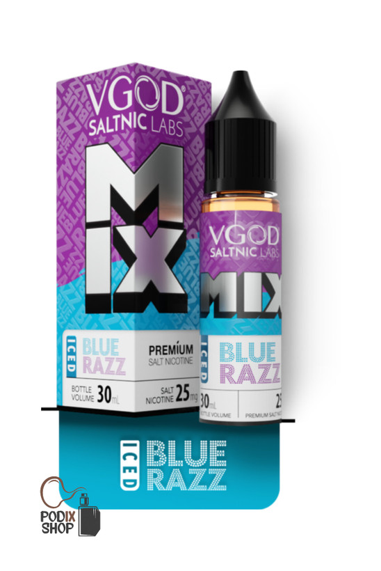 سالت ویگاد بلوبری تمشک یخ (30 میل) VGOD MIX BLUE RAZZ ICED