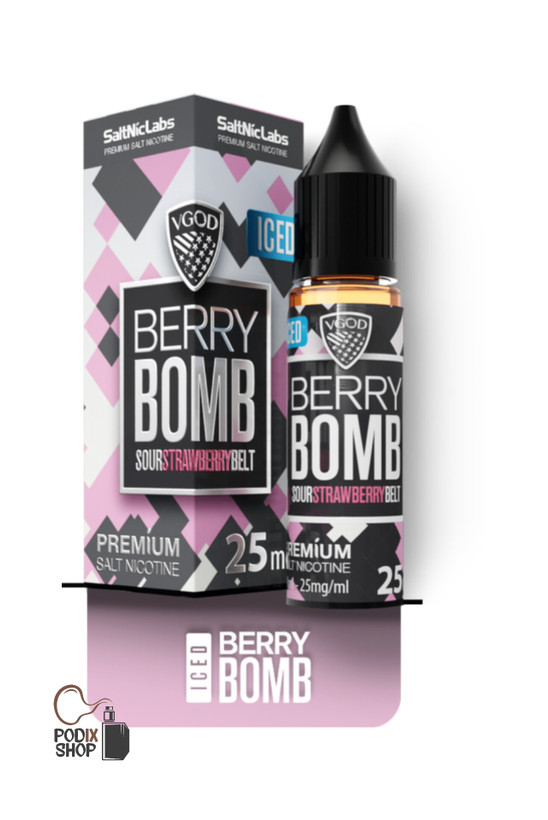 سالت ویگاد بمب توت فرنگی یخ (30میل) VGOD BERRY BOMB ICE