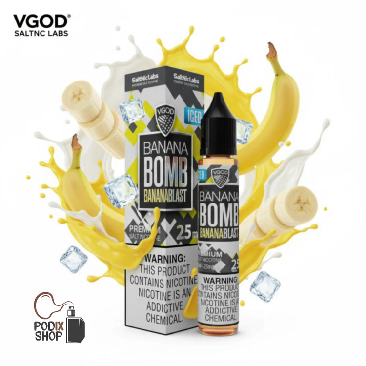 سالت ویگاد بمب موز یخ (30 میل) VGOD BANANA BOMB ICED
