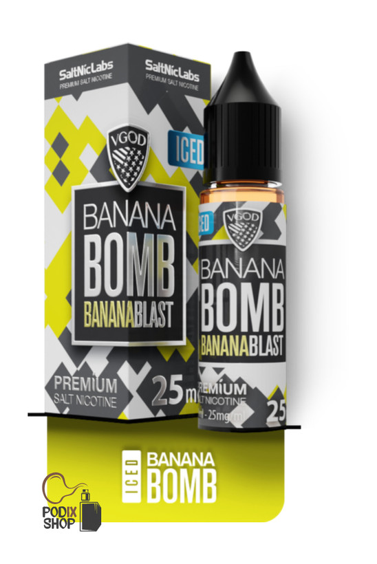سالت ویگاد بمب موز یخ (30 میل) VGOD BANANA BOMB ICED