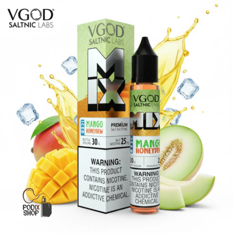 سالت ویگاد عسل انبه یخی (30 میل) VGOD Iced Mango Honeydew Salt