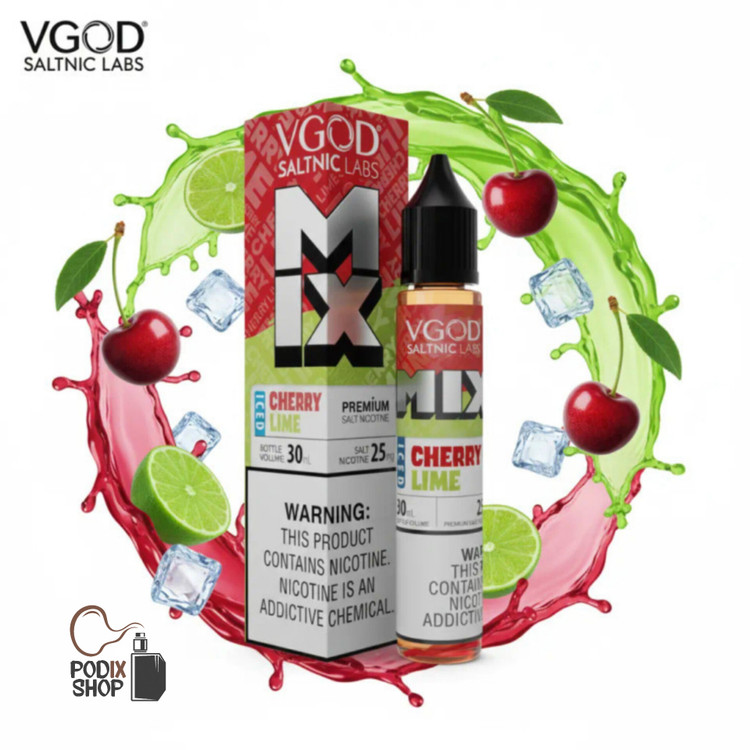 سالت ویگاد گیلاس لیمو یخ (30 میل) VGOD MIX CHERRY LIME ICED