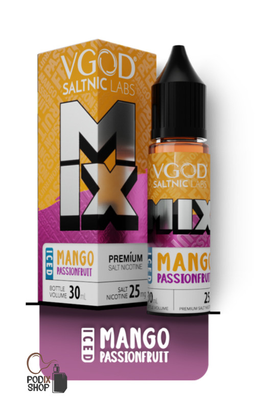 سالت ویگاد انبه پشن فروت یخ (30میل) VGOD MIX ICED MANGO PASSIONFRUIT