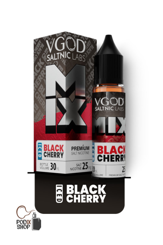 سالت ویگاد گیلاس سیاه یخ (30میل) VGOD MIX ICED BLACK CHERRY