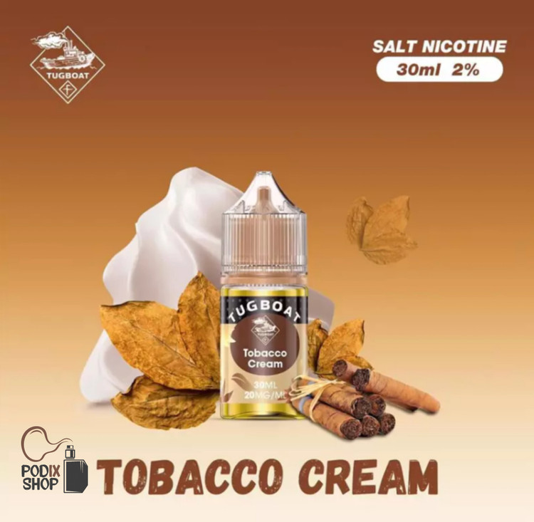سالت تنباکو خامه تاگبوت (30 میل) TUGBOAT TOBACCO CREAM