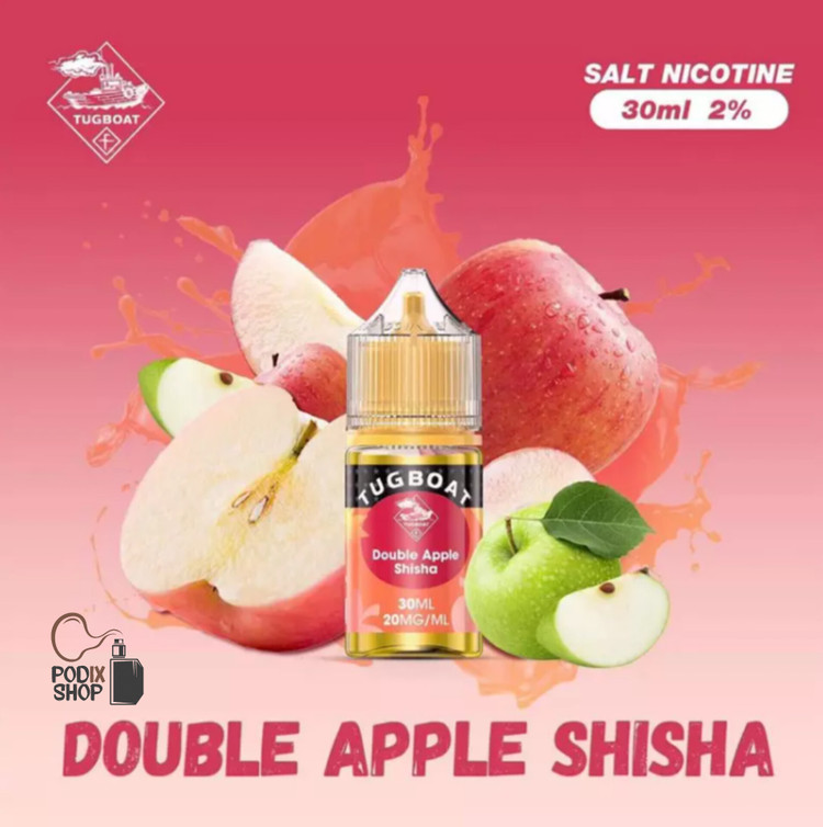 سالت تاگبوت دوسیب قلیانی (۳۰ میل) TUGBOAT DOUBLE APPLE