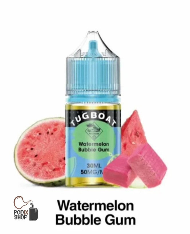 سالت تاگبوت هندوانه آدامس حبابی (۳۰ میل) TUGBOAT WATERMELON BUBBLE GUM