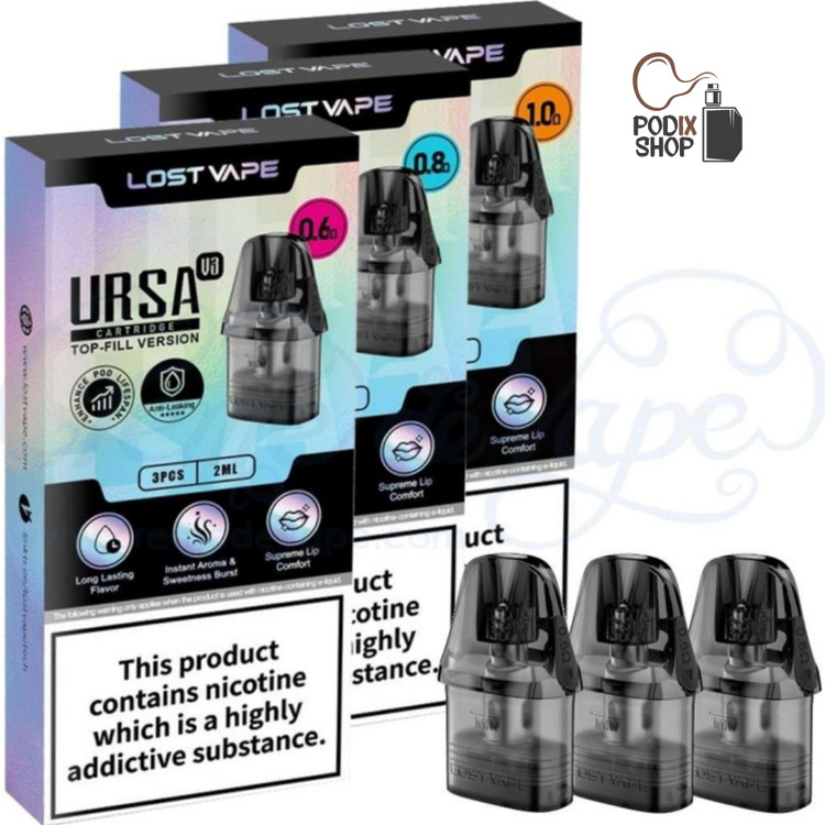 کارتریج اورسا وی3 لاست ویپ (LOST VAPE URSA CARTRIDGE V3 (Top Fill Version