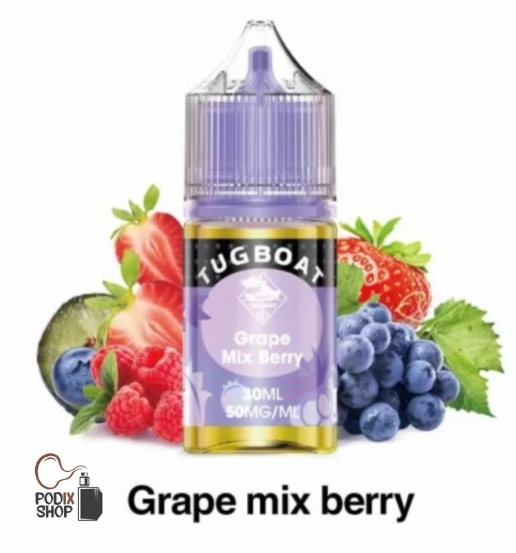 سالت تاگبوت انگور میکس توت (۳۰میل) TUGBOAT GRAPE MIX BERRY