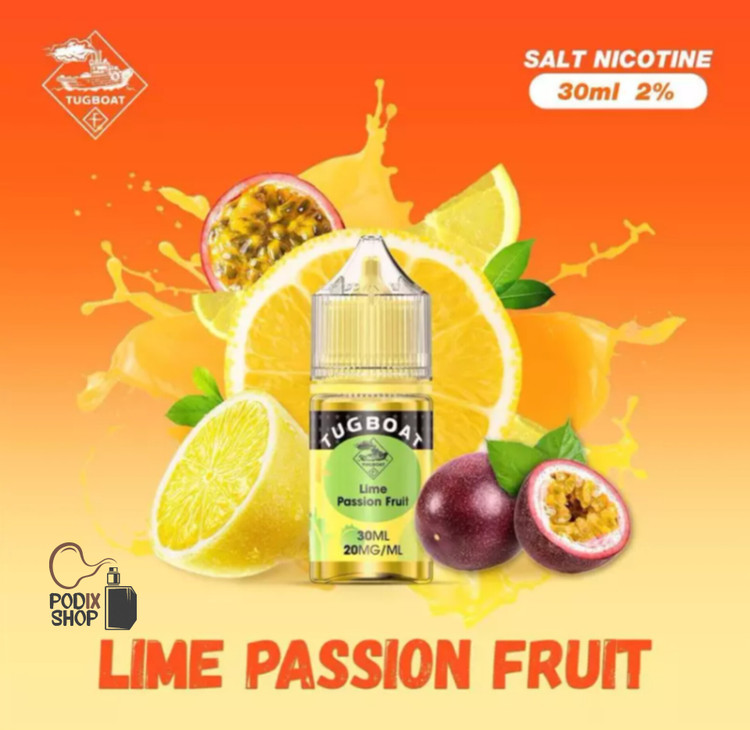 سالت تاگبوت لیمو پشن فروت (۳۰میل) TUGBOAT LIME PASSION FRUIT
