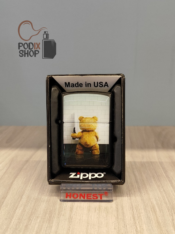 فندک زیپو اورجینال طرح تد ZIPPO