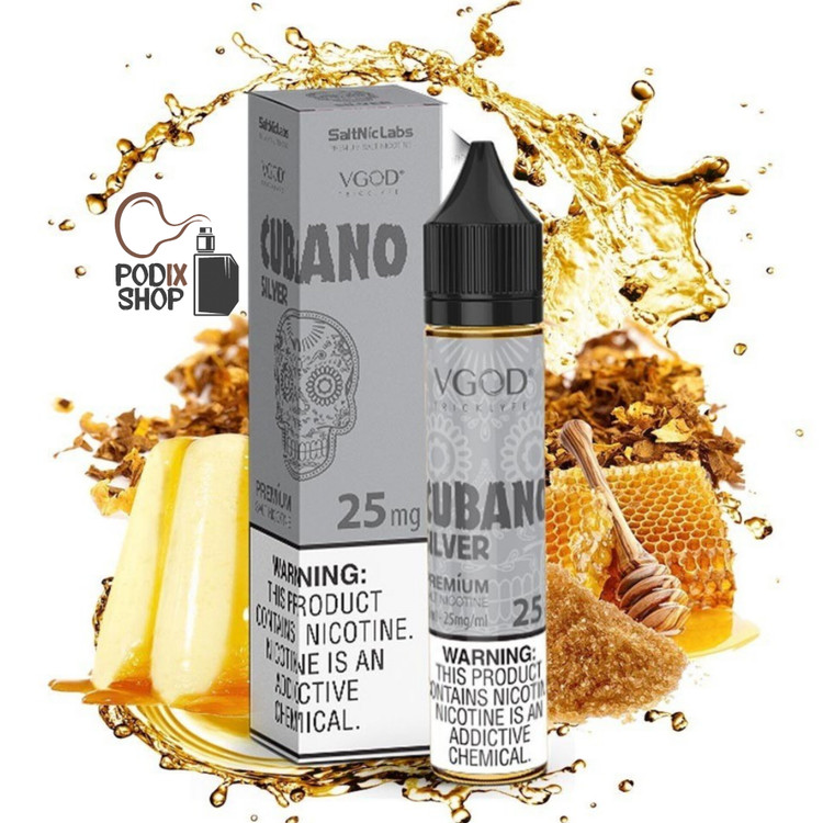 سالت ویگاد کوبانو سیلور (۳۰میل) VGOD Cubano Silver