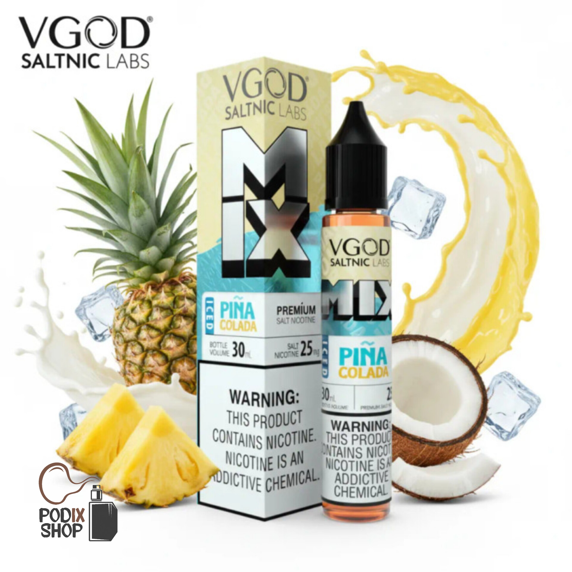 سالت ویگاد پیناکولادا یخ VGOD MIX ICED PINA COLADA