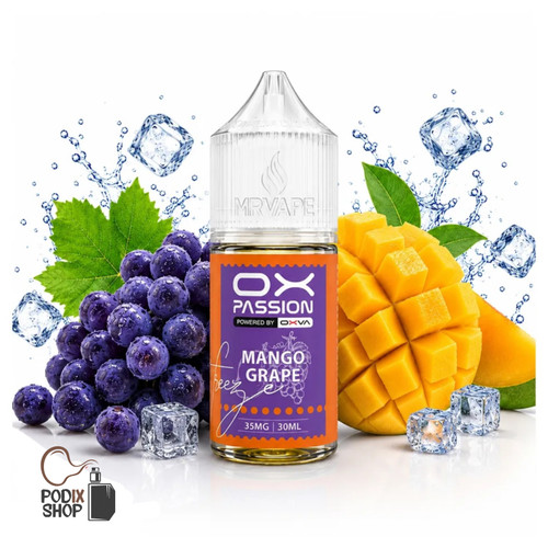 سالت اکسوا سری خنک انبه انگور (۳۰میل) SALT OX PASSION FREEZE MANGO GRAPE