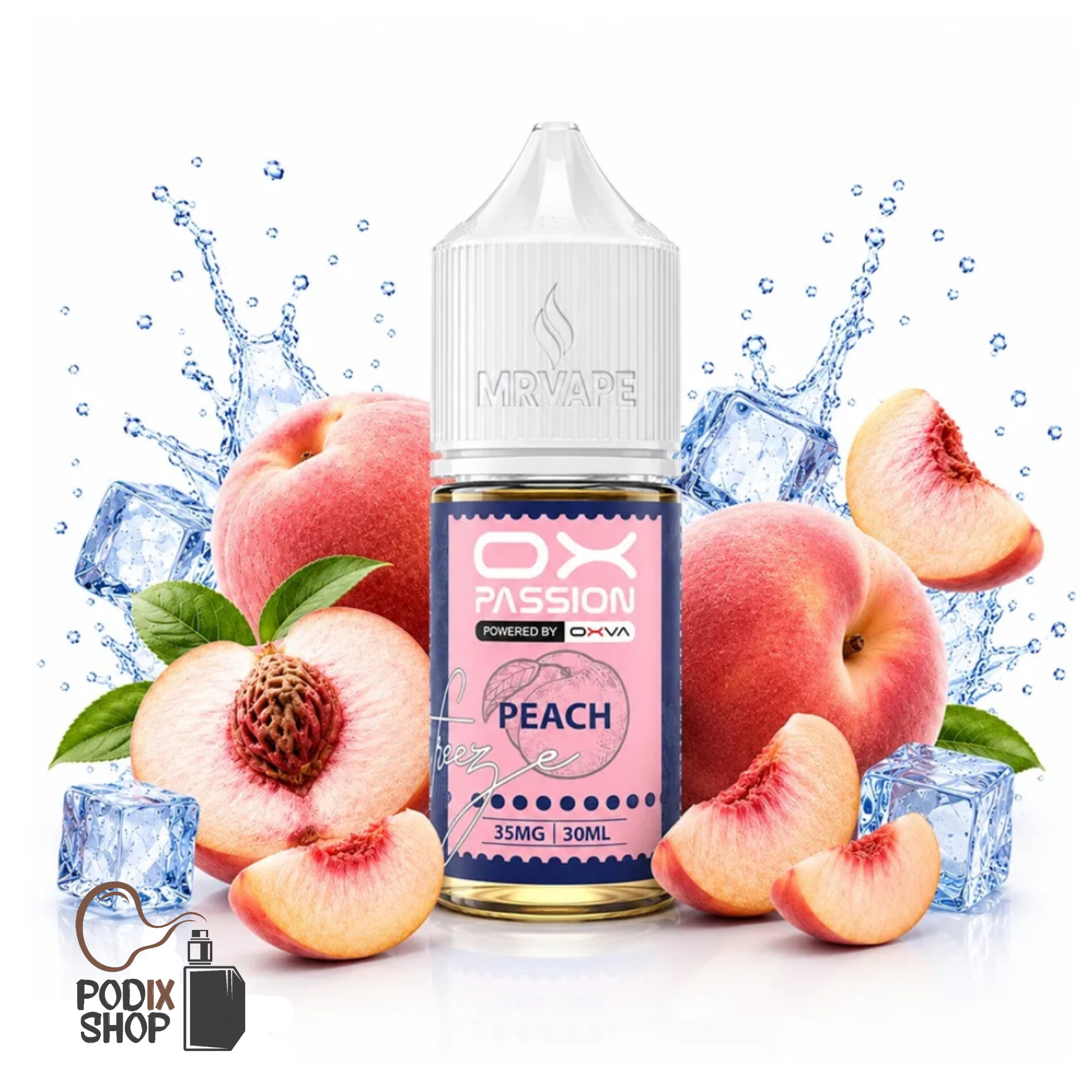 سالت اکسوا سری خنک هلو (۳۰میل) SALT OXVA PASSION FREEZE PEACH