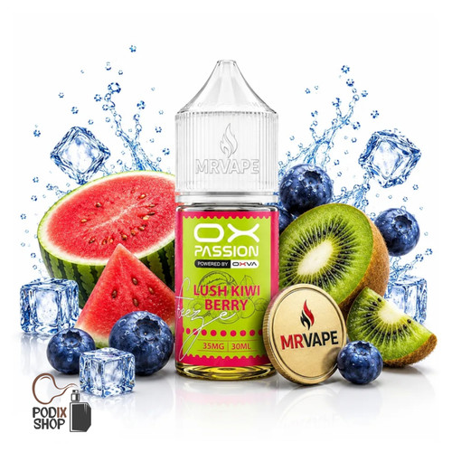 سالت اکسوا سری خنک هندوانه کیوی بری (۳۰میل) SALT OX PASSION FREEZE LUSH KIWI BERRY