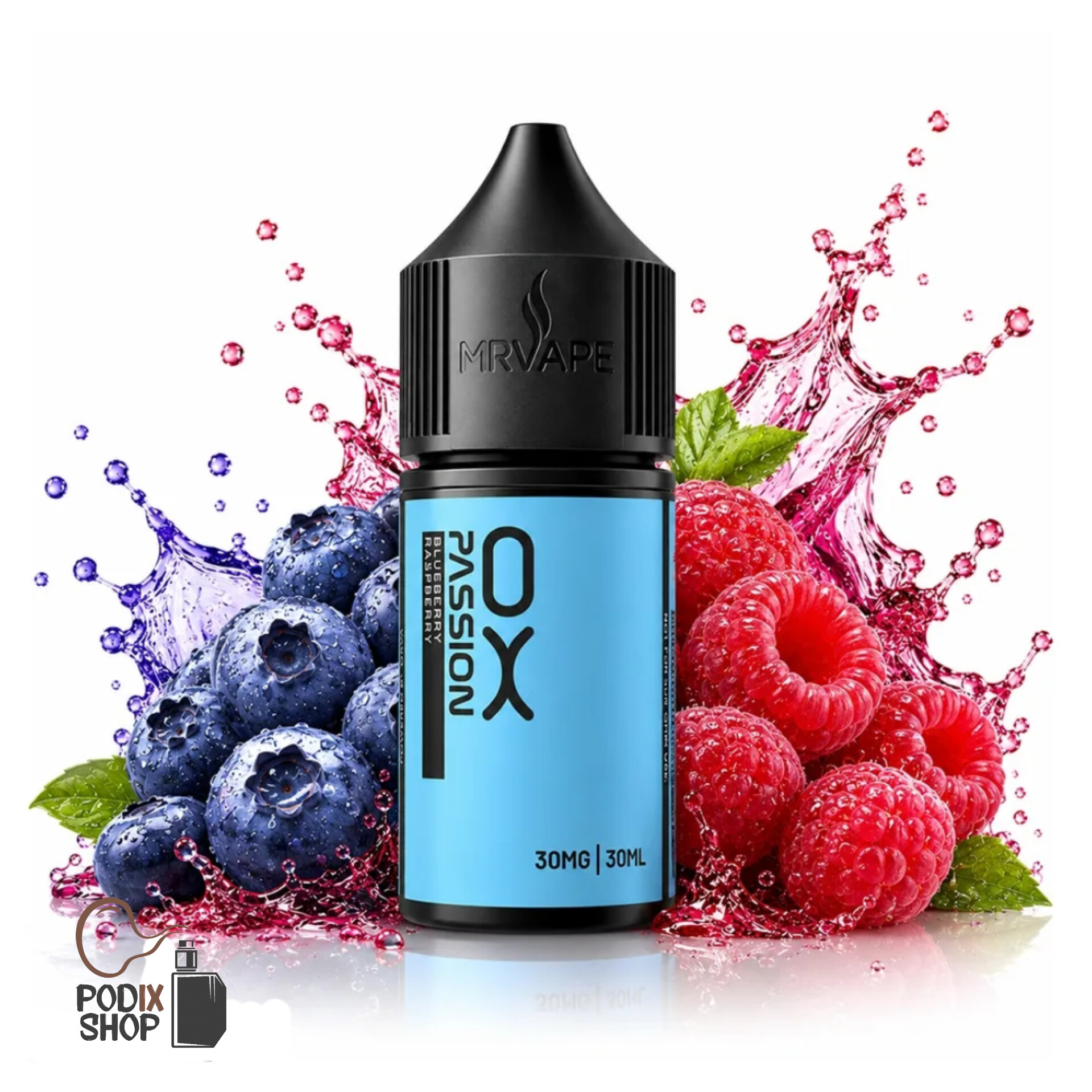 سالت اکسوا بلوبری تمشک (۳۰میل) SALT OX PASSION BLUEBERRY RASPBERRY