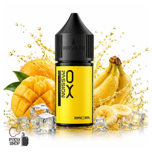 سالت اکسوا انبه موز یخ (۳۰میل) SALT OX PASSION BANANA MANGO ICE